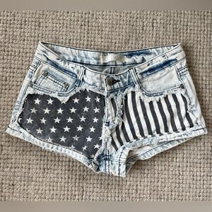 Gypsy Junkies American Flag Shorts / Hotpants